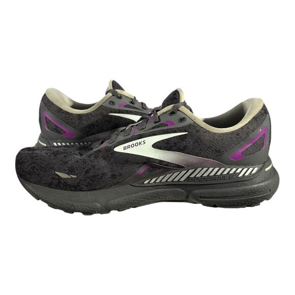 Brooks Adrenaline GTS 23 Running Shoes Black Purple Women’s 11 / Men’s 9.5 B - Picture 6 of 8